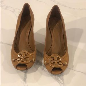 Tory Burch Camel Wedge